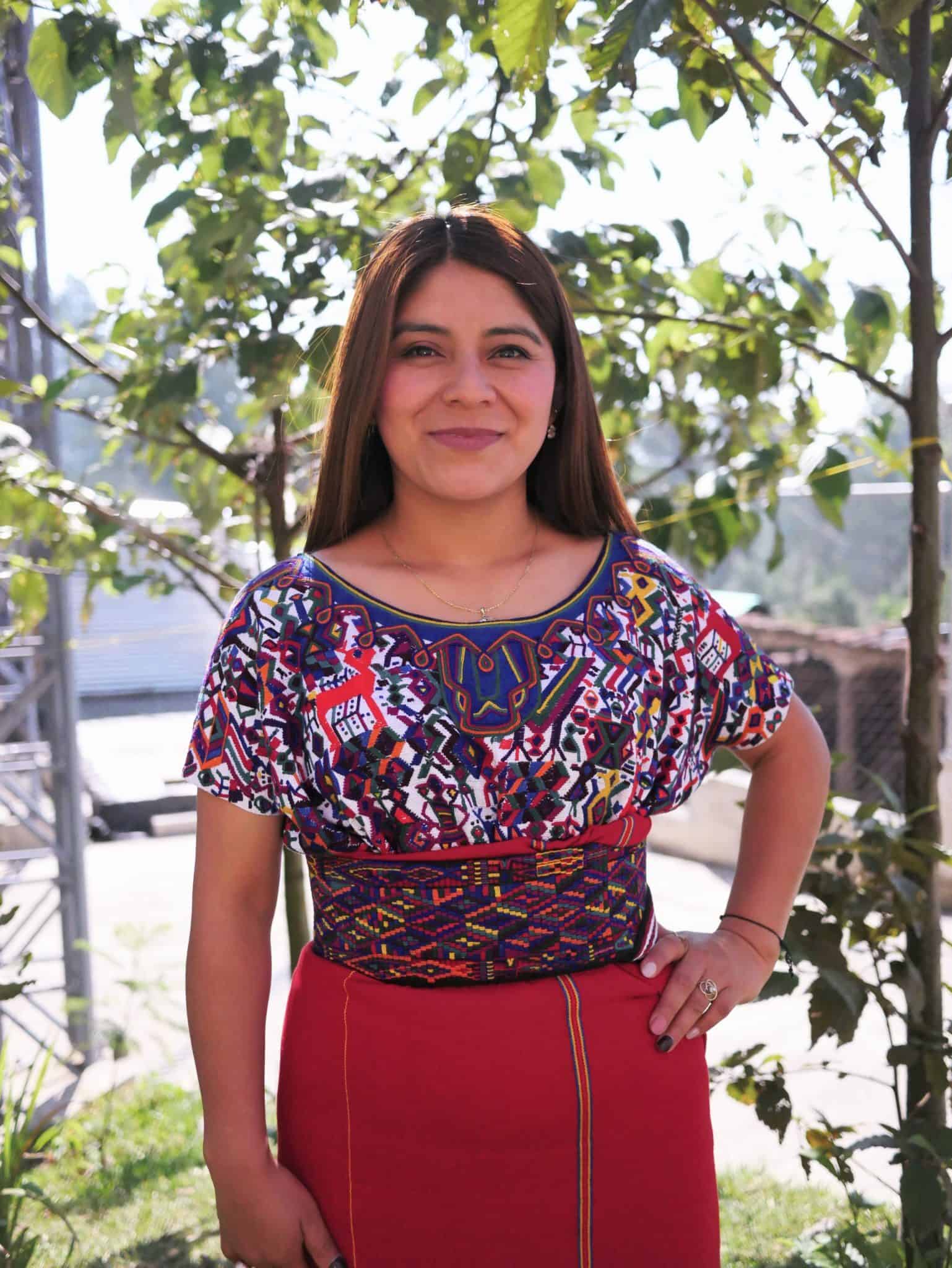 Portrait of Odilia Cedillo, a community leader supported by Limitless Horizons Ixil.